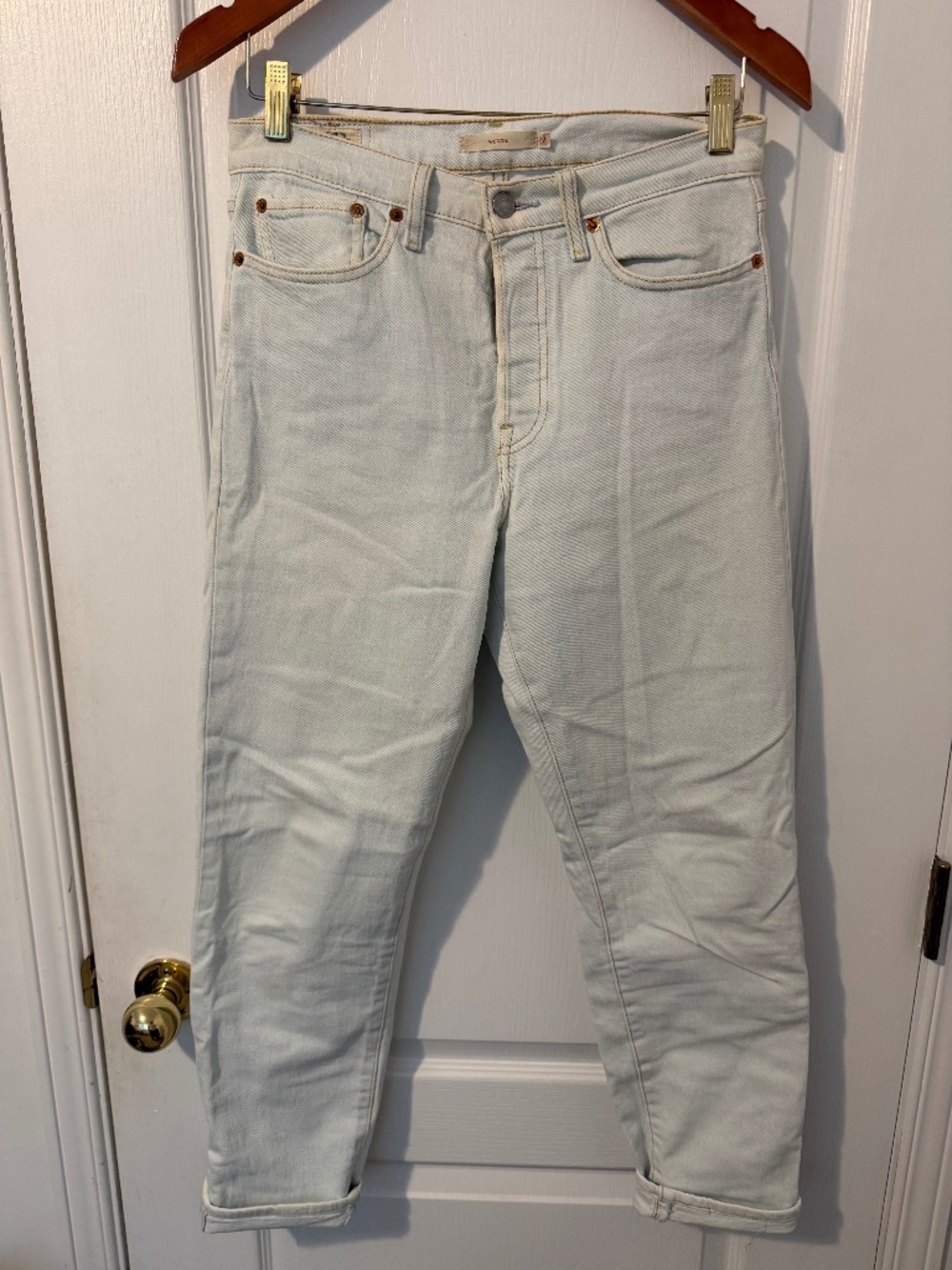 LEVI'S Super Light blue Wedgie